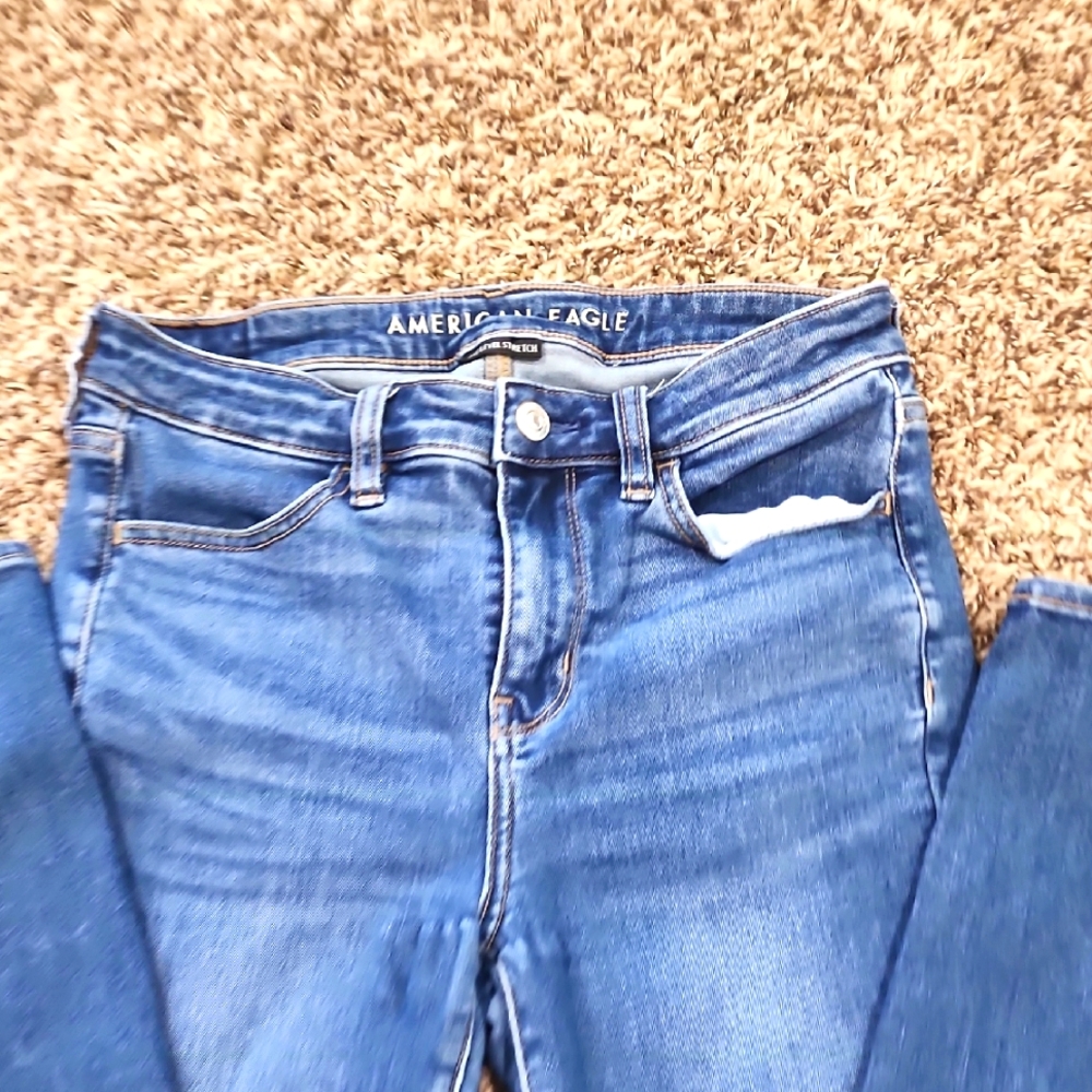 American Eagle Outfitters Women's Blue Jeans